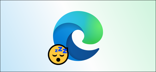 microsoft edge with sleeping emoji